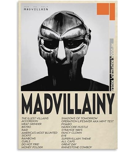 Amazon.com: BUY ART FOR LESS Officially Licensed MF Doom
